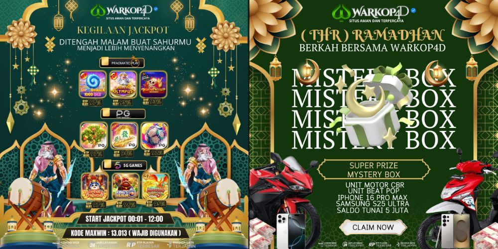 UPDATE BOCORAN GACOR & EVENT THR MISTERY BOX WARKOP4D